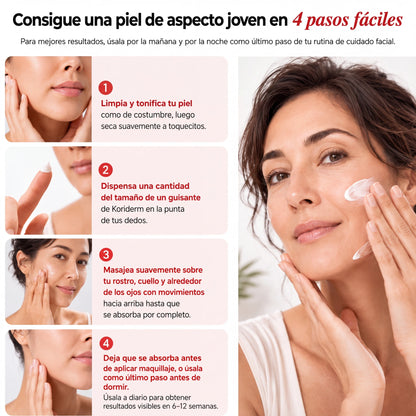 Koriderm+™ Crema Antiedad Rejuvenecedora