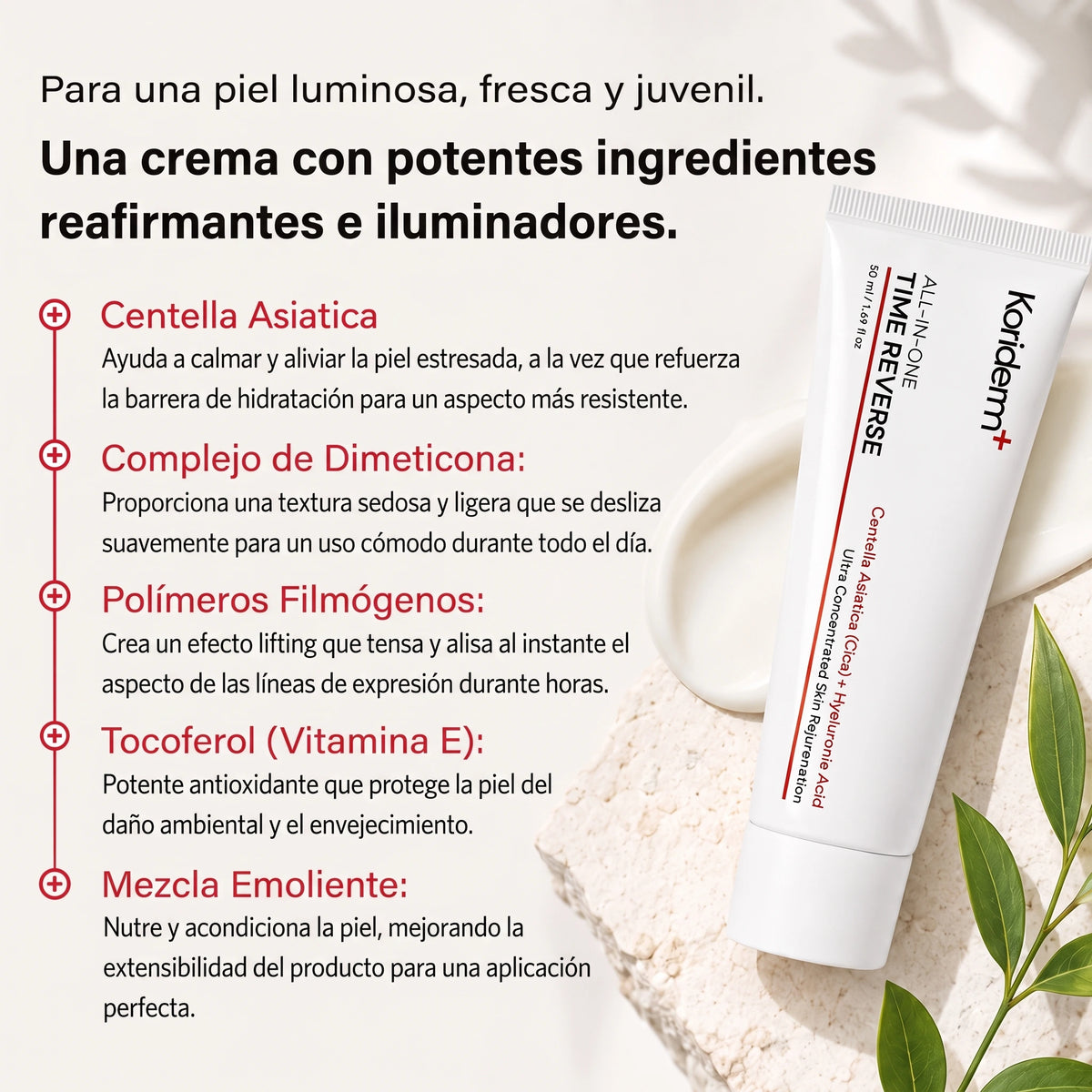 Koriderm+™ Crema Antiedad Rejuvenecedora